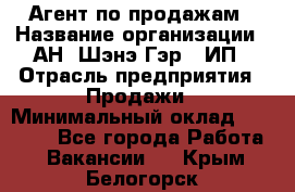 Агент по продажам › Название организации ­ АН "Шэнэ Гэр", ИП › Отрасль предприятия ­ Продажи › Минимальный оклад ­ 45 000 - Все города Работа » Вакансии   . Крым,Белогорск